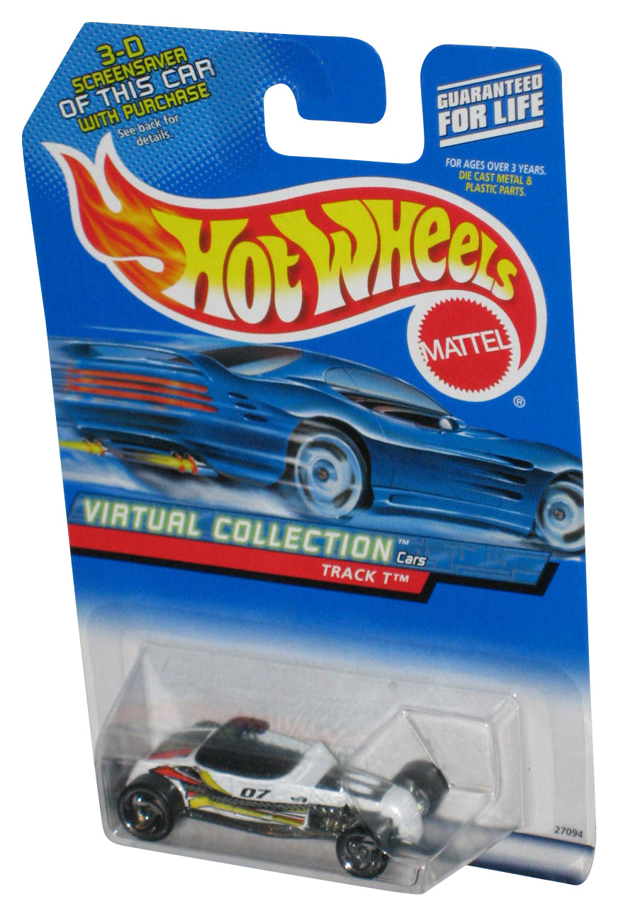 Hot Wheels Virtual Collection (2000) Track T White Toy Car #127