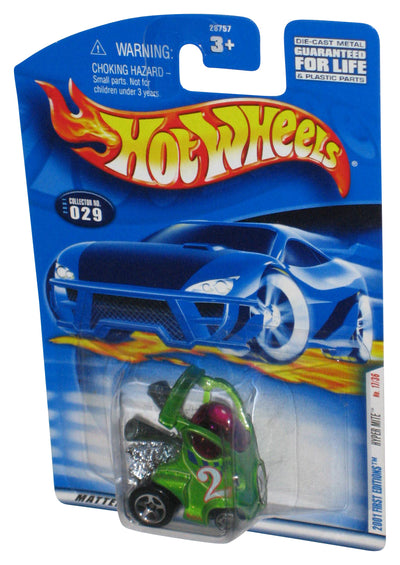 Hot Wheels 2001 First Editions 17/36 (2001) Green Hyper Mite Toy Car #029