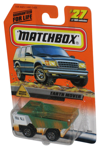 Matchbox Road Work (1998) Construction Earth Mover Toy Vehicle 27/100 - (Dented Plastic)