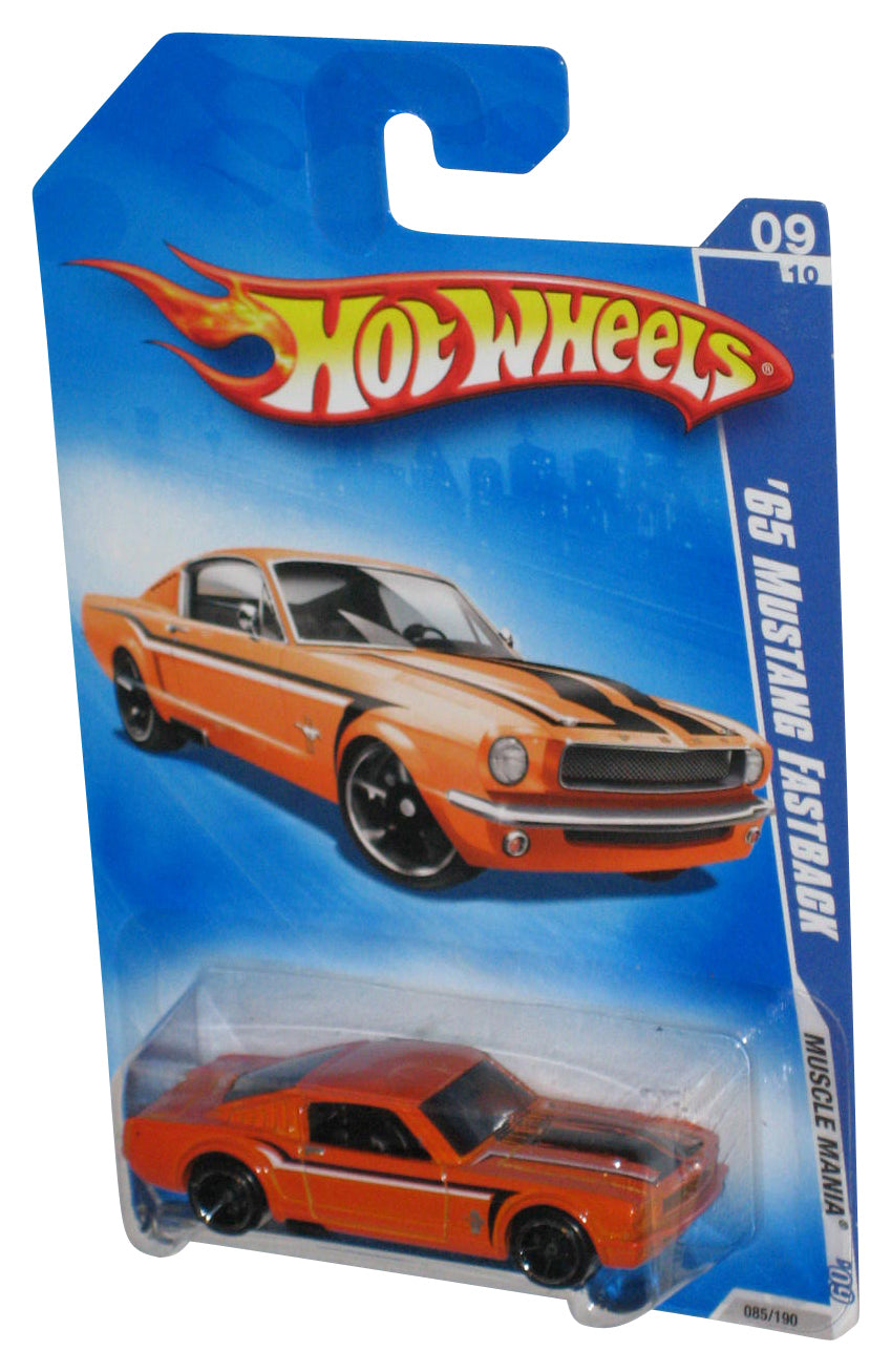 Hot Wheels Muscle Mania '09 Orange '65 Mustang Fastback Car 085/190