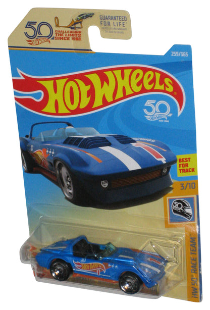 Hot Wheels HW 50 Race Team 3/10 (2017) Blue Corvette Grand Sport Roadster Car 259/365