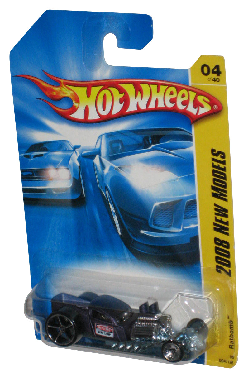 Hot Wheels 2008 New Models 4/40 Purple Ratbomb Die-Cast Car 004/196