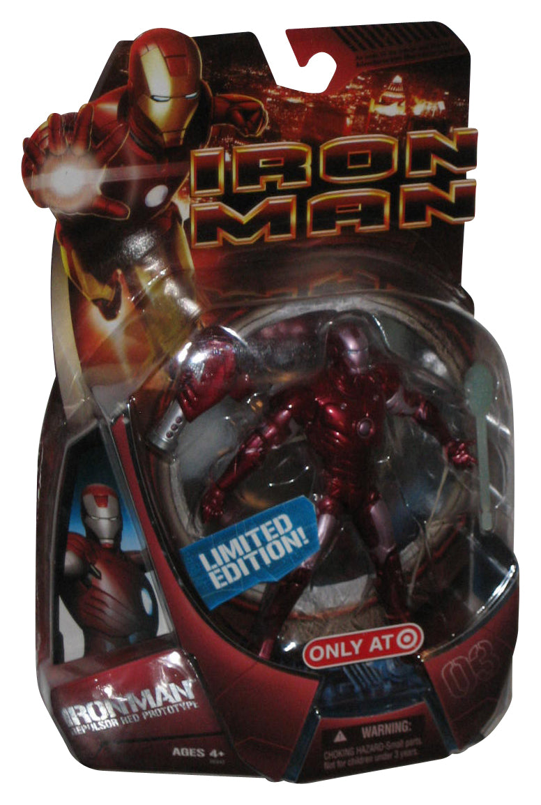 Marvel Iron Man Repulsor Red Prototype (2008) Hasbro Movie Figure - (Target Exclusive Limited Edition)