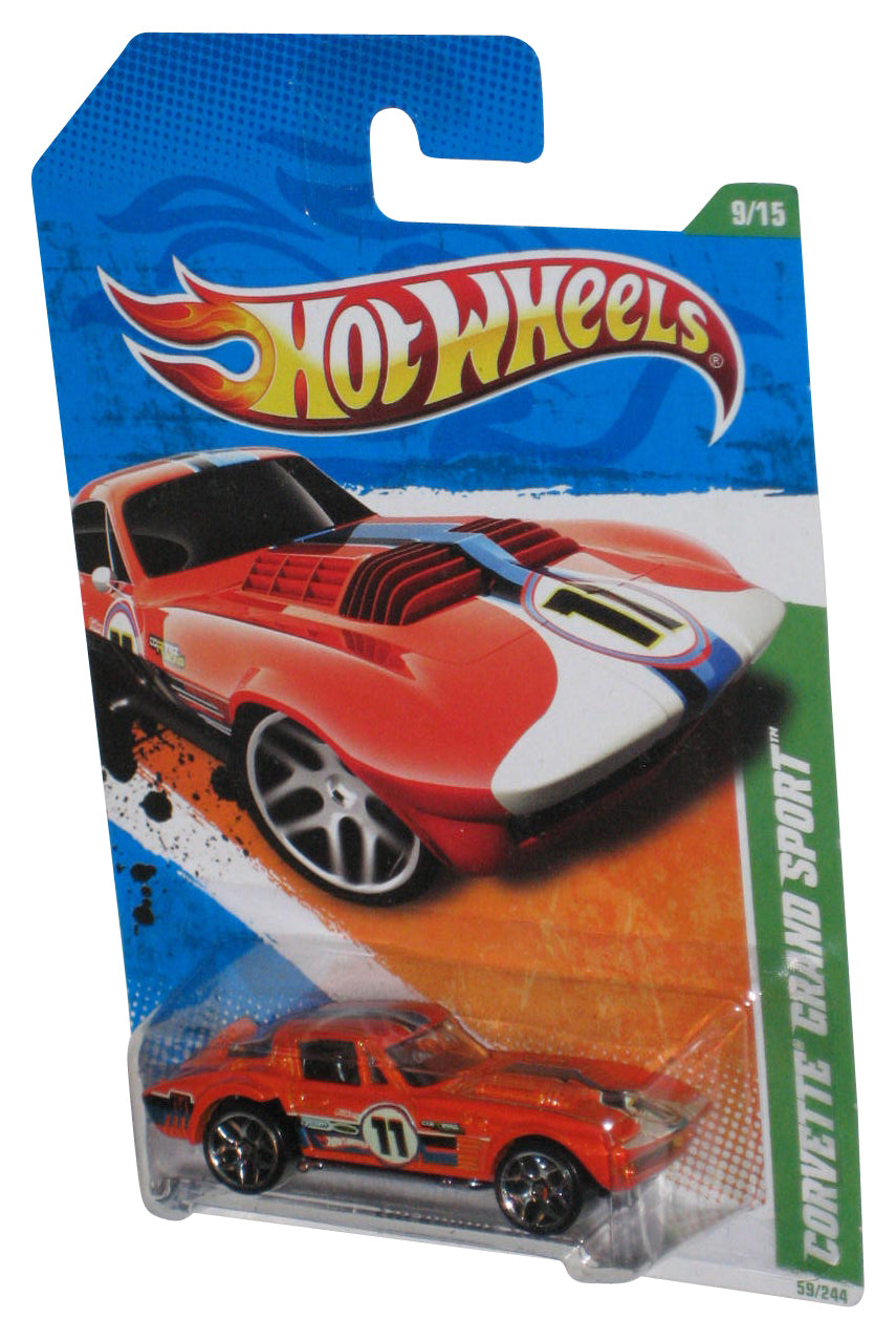 Hot Wheels Treasure Hunts 9/15 (2010) Orange Corvette Grand Sport Car 59/244