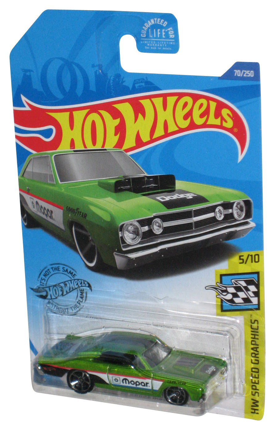 Hot Wheels HW Speed Graphics 5/10 (2017) Green Mopar '68 Dodge Dart Car 70/250