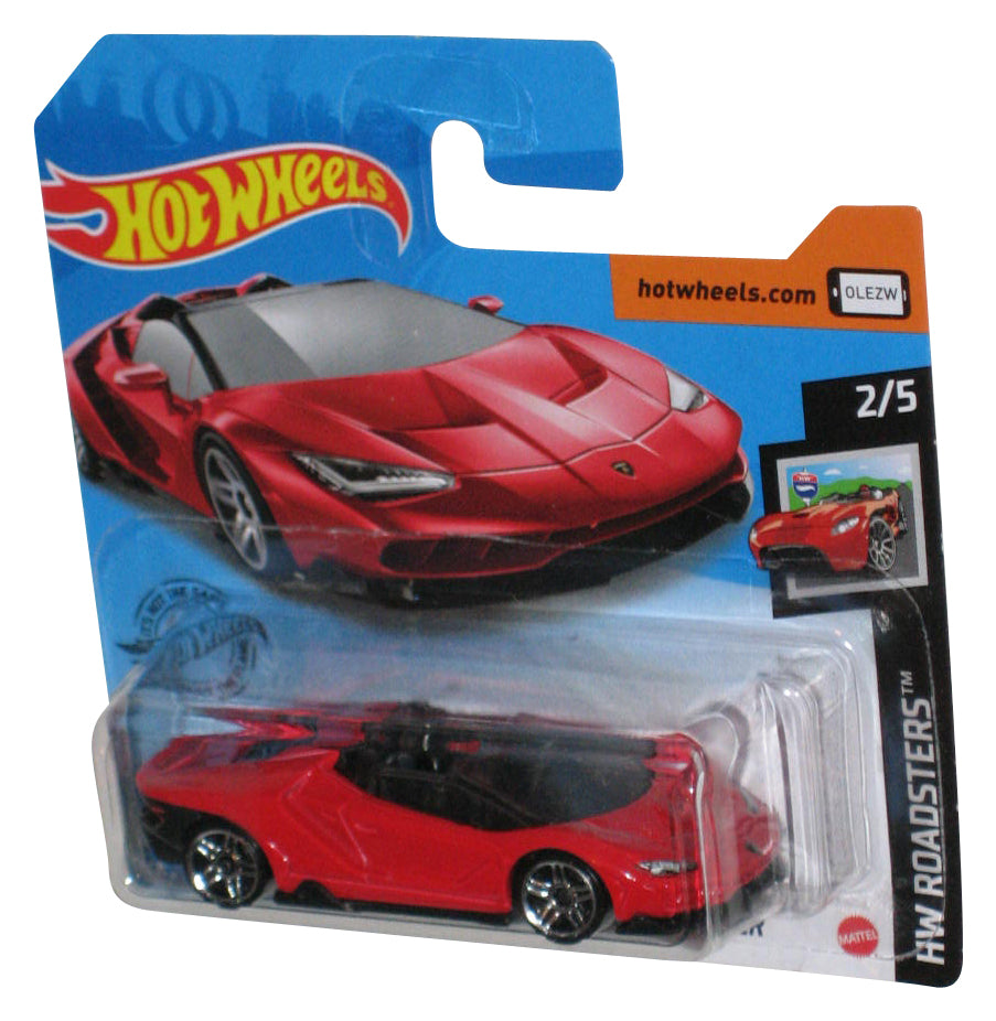 Hot Wheels '16 Lamborghini Centenario Roadster (2018) HW Roadsters 2/5 Red Car 170/250 - (Short Card)