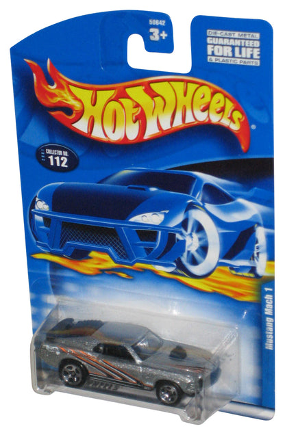 Hot Wheels Mustang Mach 1 (2001) Mattel Silver Toy Car #112