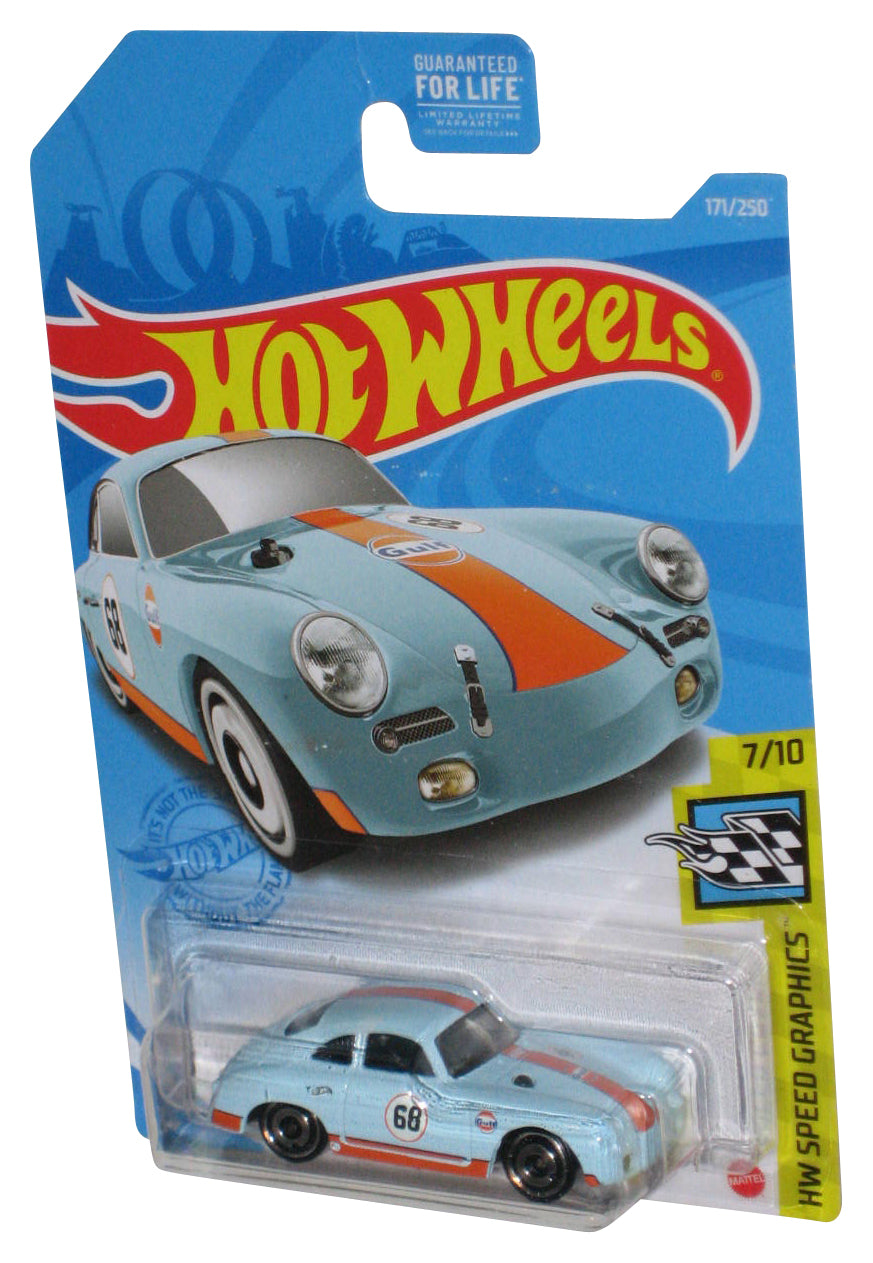 Hot Wheels HW Speed Graphics 7/10 (2020) Blue Porsche 356 Outlaw Toy Car 171/250