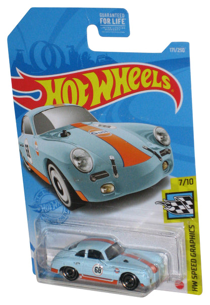 Hot Wheels HW Speed Graphics 7/10 (2020) Blue Porsche 356 Outlaw Toy Car 171/250