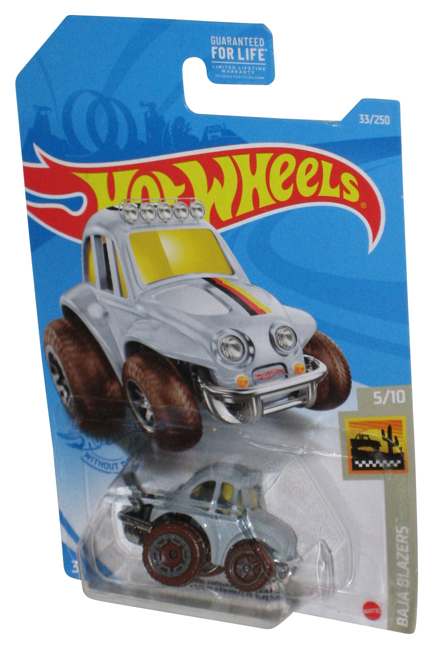 Hot Wheels Baja Blazers 5/10 (2020) Gray '70 Volkswagen Baja Bug Car 33/250