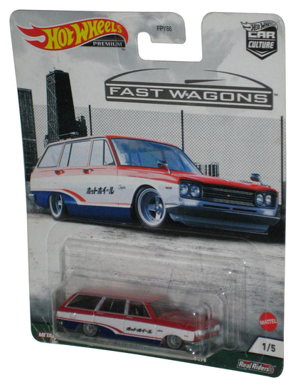 Hot Wheels Premium Culture Fast Wagons '69 Nissan Skyline Van Real Riders Metal Toy Car 1/5