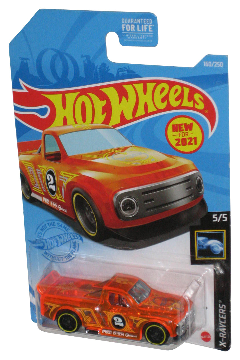 Hot Wheels X-Raycers 5/5 (2021) Orange Draftnator Toy Truck 160/250