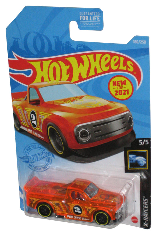 Hot Wheels X-Raycers 5/5 (2021) Orange Draftnator Toy Truck 160/250