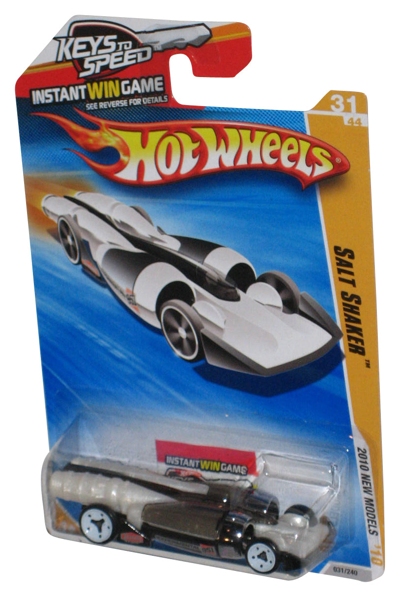Hot Wheels 2010 New Models Silver Salt Shaker Toy Car 031/44