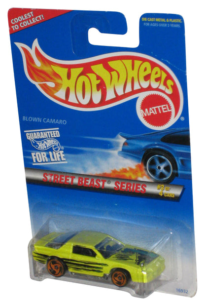 Hot Wheels Street Beast 3/4 (1996) Yellow Blown Camaro Car #559