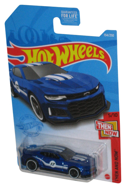 Hot Wheels Then And Now 5/10 (2020) Blue 2017 Camaro ZL1 Car 154/250