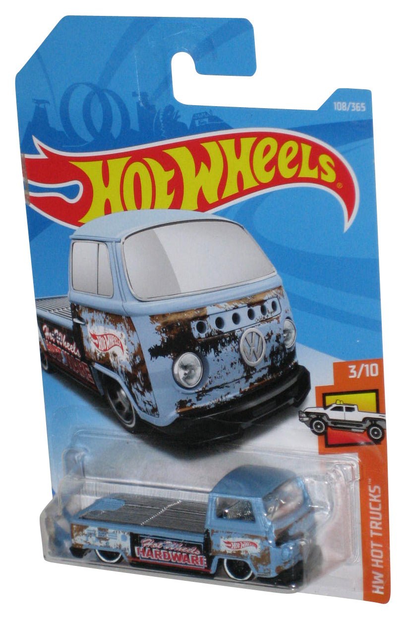 Hot Wheels HW Trucks 3/10 (2017) Blue Volkswagen T2 Pickup 108/365