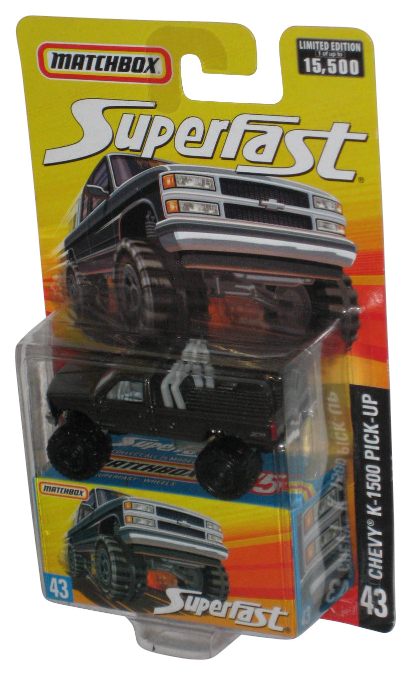 Matchbox Superfast (2006) Mattel Chevy K-1500 Pick-Up Truck Toy #43