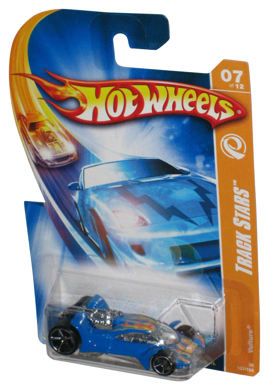 Hot Wheels Track Stars 07/12 (2007) Blue Vulture Toy Car 107/196