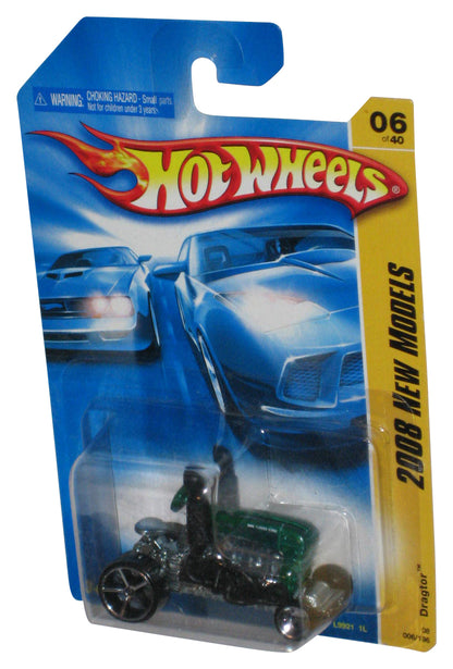 Hot Wheels 2008 New Models 06/40 Green Dragtor Toy 006/196