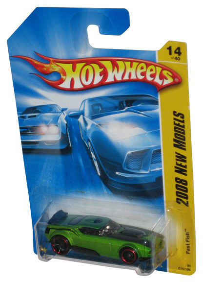 Hot Wheels 2008 New Models 14/40 Green Fast Fish Toy Car 014/196