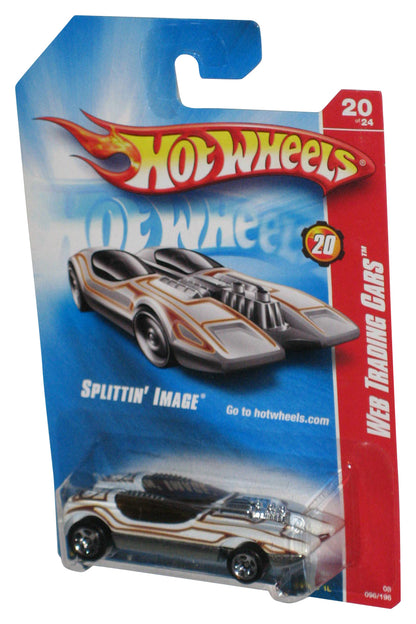 Hot Wheels Web Trading Cars 20/24 (2007) White Splittin' Image Car 096/196