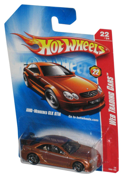 Hot Wheels Web Trading Cars 22/24 (2007) Copper AMG-Mercedes CLK DTM Car 098/196