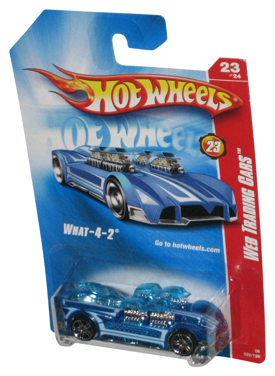 Hot Wheels Web Trading Cars 23/24 (2007) Blue What-4-2 Toy Car 099/196