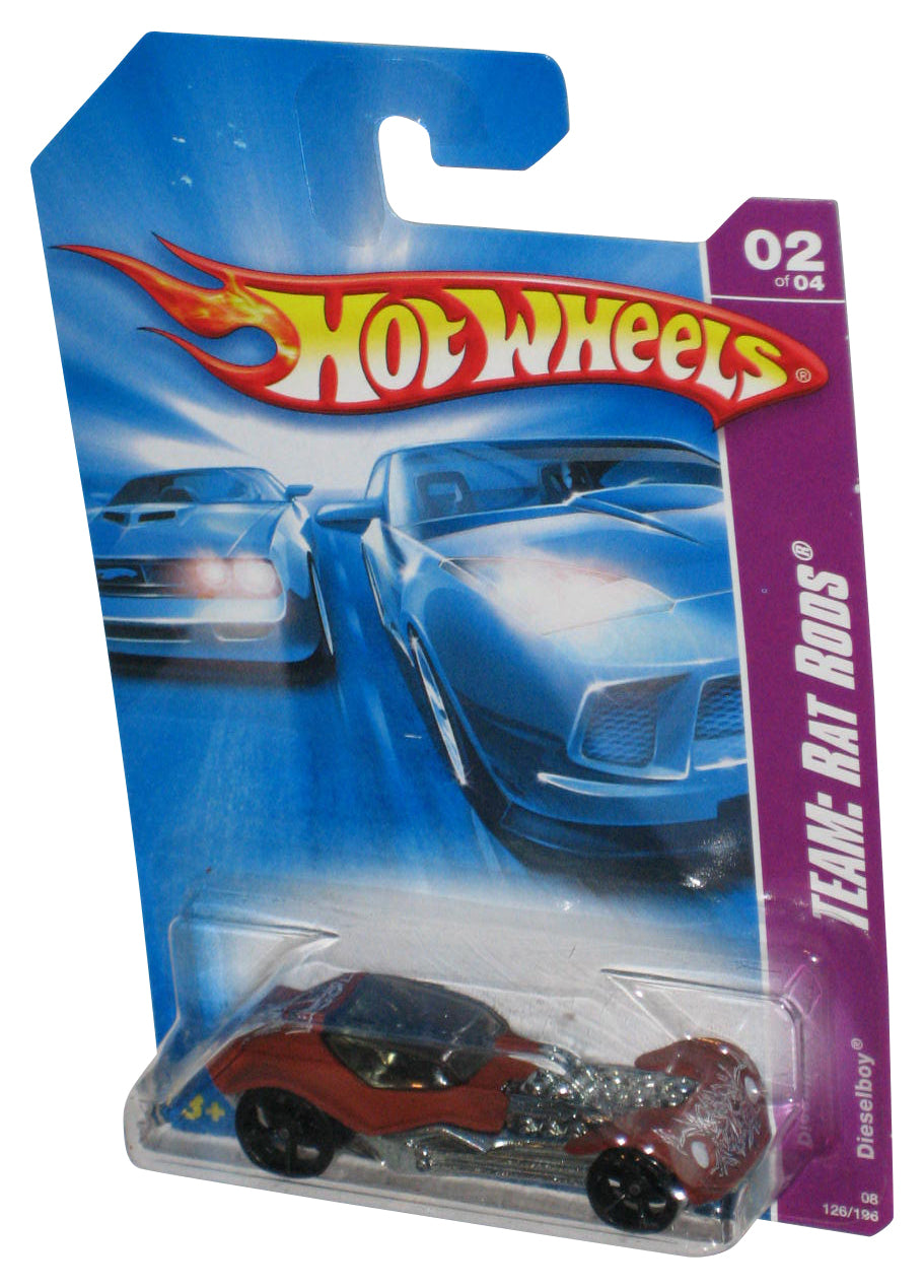Hot Wheels Team Rat Rods 2/4 (2007) Red Dieselboy Car 126/196