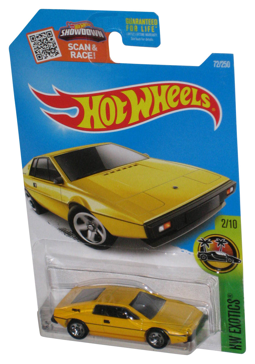 Hot Wheels HW Exotics 2/10 (2015) Yellow Lotus Esprit S1 Car 72/250