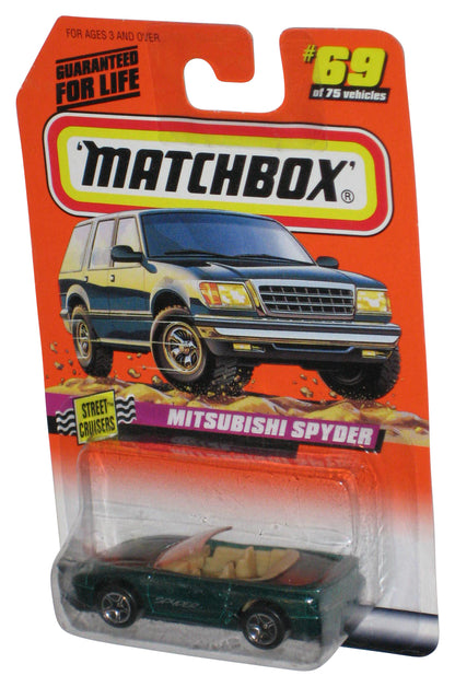 Matchbox Street Cruisers (1997) Green Mitsubishi Spyder Car #69/75