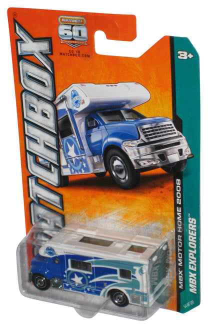 Hot Wheels MBX Explorers (2012) Blue & White Motor Home 2008 Toy 54/120
