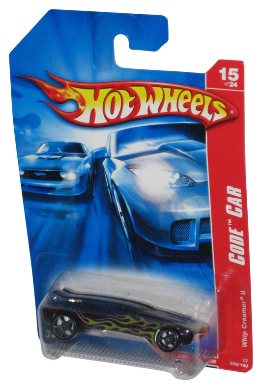 Hot Wheels Code Car 15/24 (2006) Purple Whip Creamer II Car 099/180