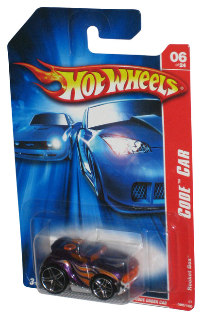 Hot Wheels Code Car 06/24 (2006) Purple Rocket Box Car 090/180