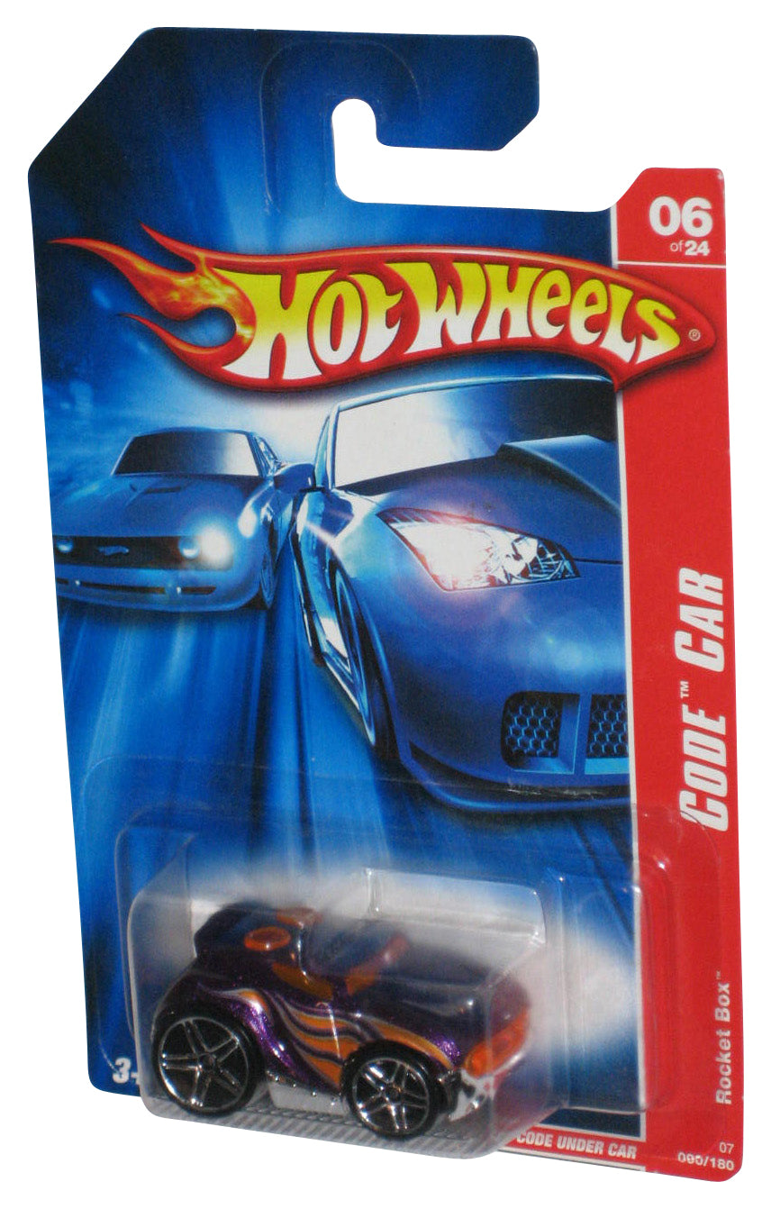 Hot Wheels Code Car 06/24 (2006) Purple Rocket Box Car 090/180