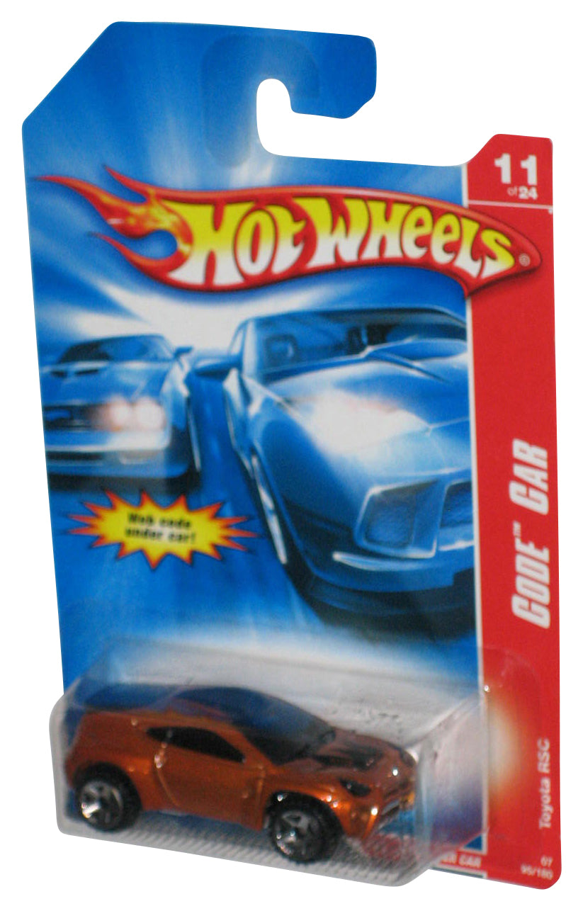 Hot Wheels Code Car 11/24 (2006) Orange Toyota RSC Car 95/180