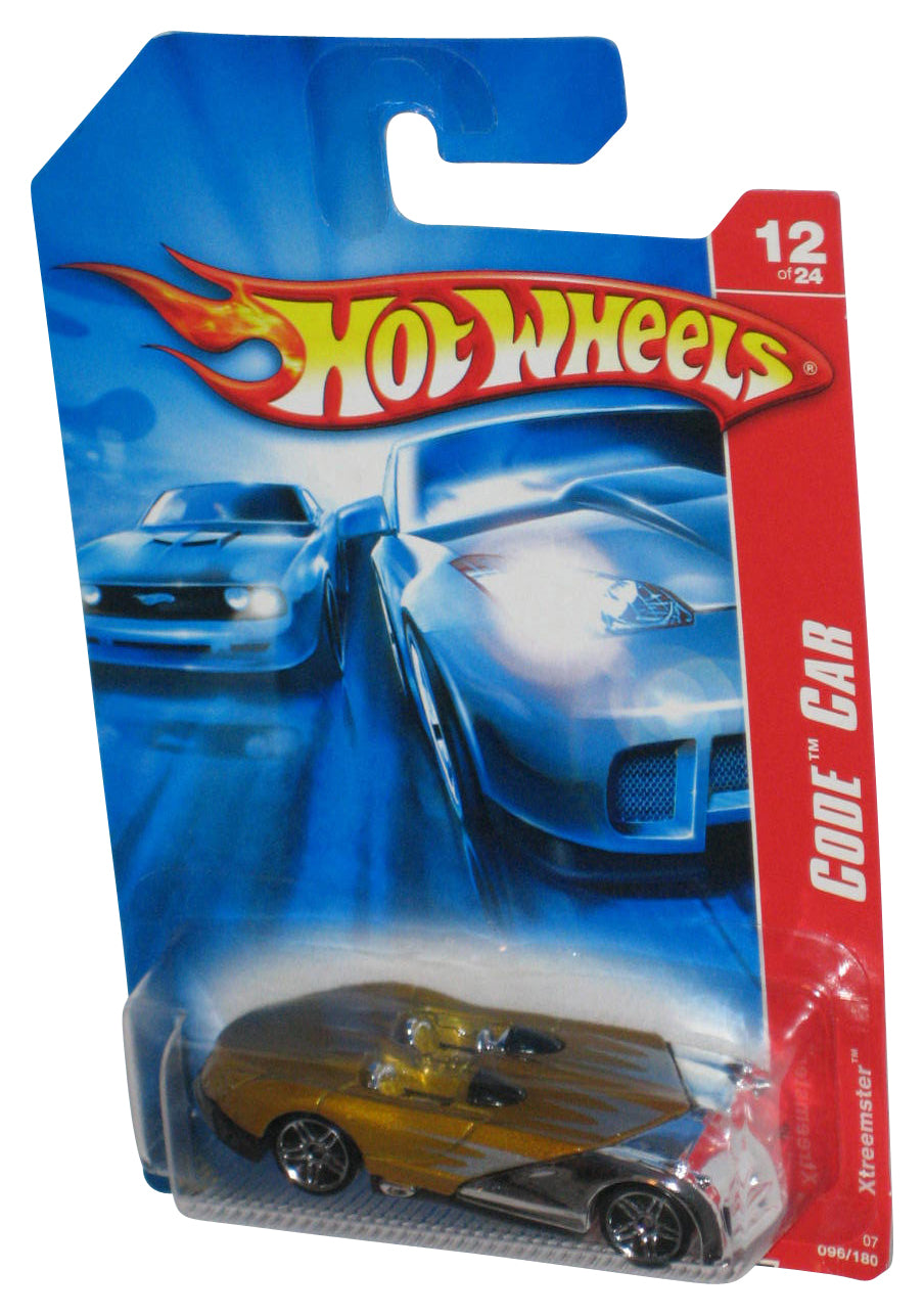 Hot Wheels Code Car 12/24 (2006) Gold Xtreemster Car 096/180