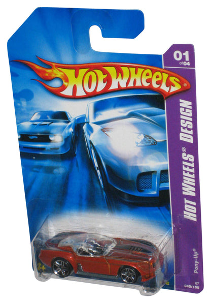 Hot Wheels Design 01/04 (2006) Orange Pony-Up Car 045/180