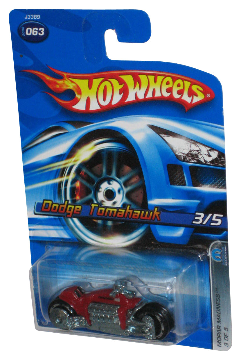 Hot Wheels Mopar Madness 3/5 (2006) Red Dodge Tomahawk Car #063