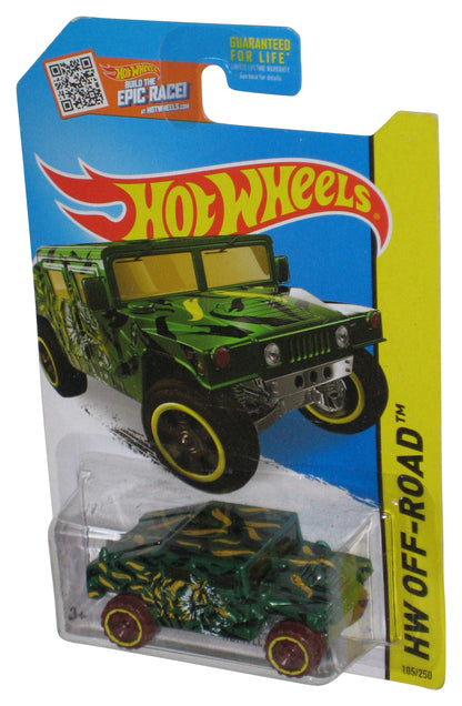 Hot Wheels HW Off-Road (2013) Green Humvee Toy Car 105/250