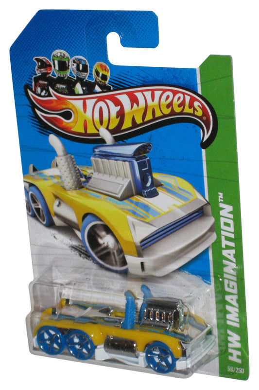 Hot Wheels HW Imagination (2012) Yellow & Blue Semi-Psycho Car 58/250