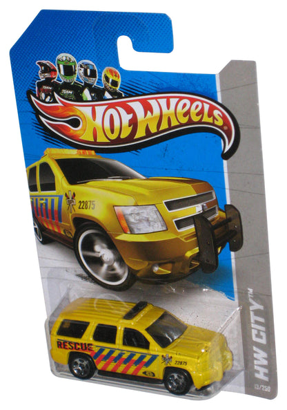 Hot Wheels HW City (2012) Yellow '07 Chevy Tahoe Toy Car 13/250