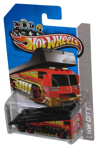 Hot Wheels HW City (2012) Red & Black Back Slider Toy Vehicle 46/250