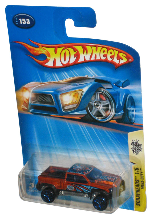 Hot Wheels Scrapheads 1/5 (2004) Burnt Orange Mega-Duty Toy Truck #153