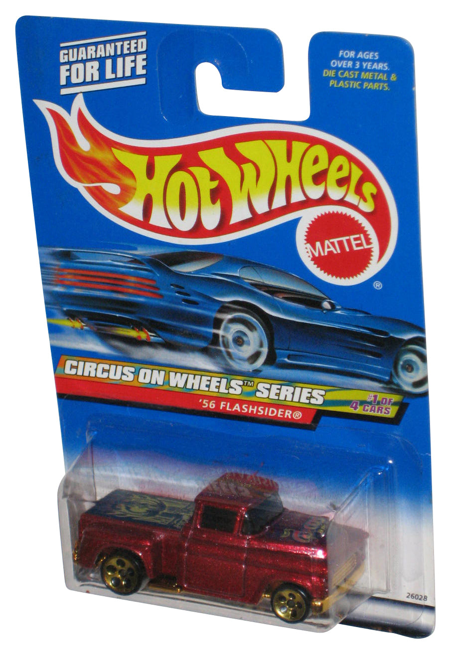 Hot Wheels Circus On Wheel Series (2000) Red '56 Flashsider Truck #025