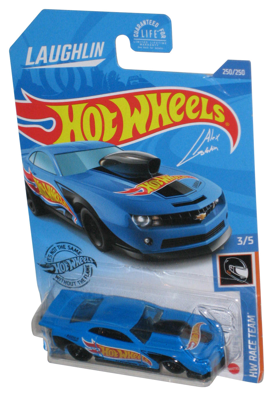 Hot Wheels HW Race Team 3/5 (2017) Blue '10 Pro Stock Camaro Car 250/250