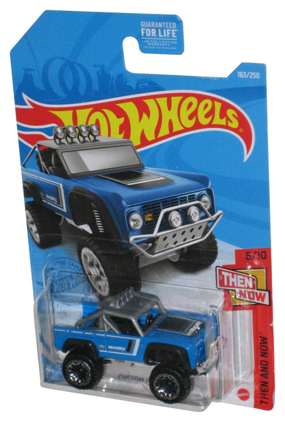 Hot Wheels Then And Now 6/10 (2020) Blue Custom Ford Bronco Toy 163/250