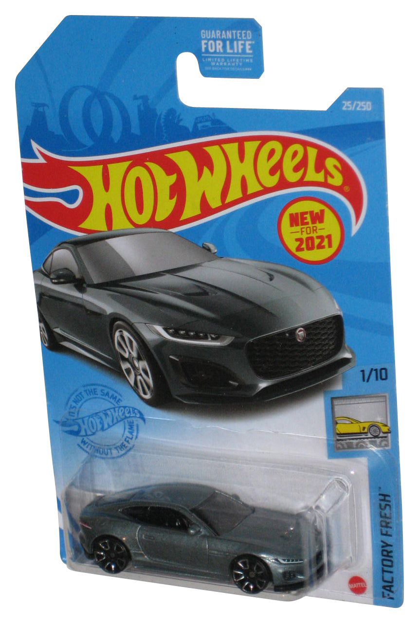 Hot Wheels Factory Fresh 1/10 (2021) Gray 2020 Jaguar F-Type Car 25/250