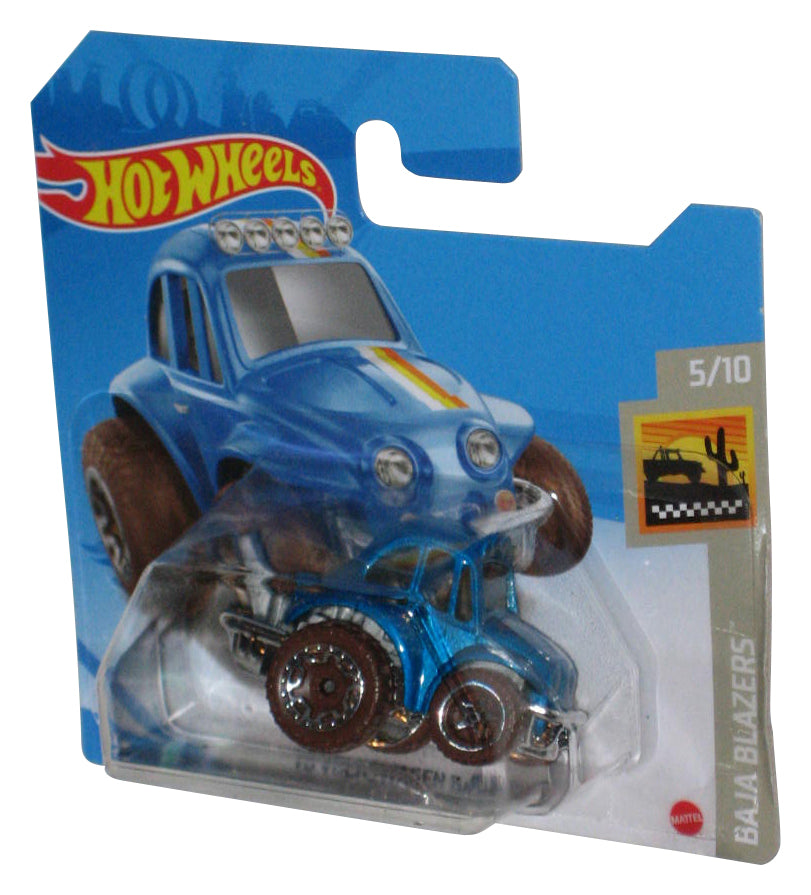 Hot Wheels Baja Blazers (2018) Blue '70 Volkswagen Bug Toy Car 5/10 - (Short Card)
