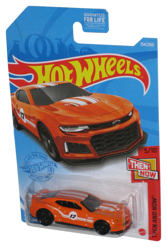 Hot Wheels Then And Now 5/10 Orange 2017 Camaro ZL1 Car 154/250
